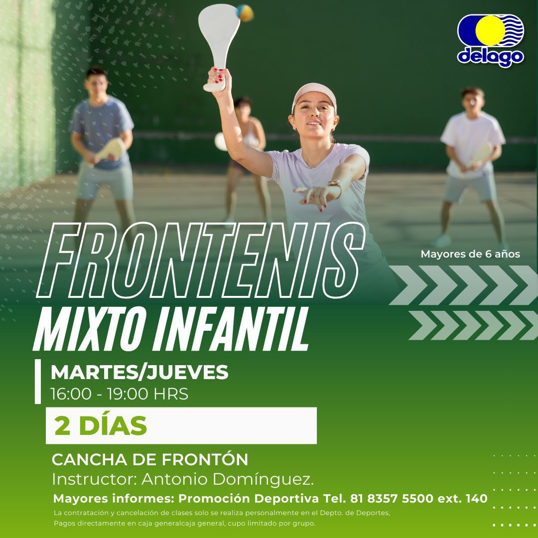 Flyer de Frontenis