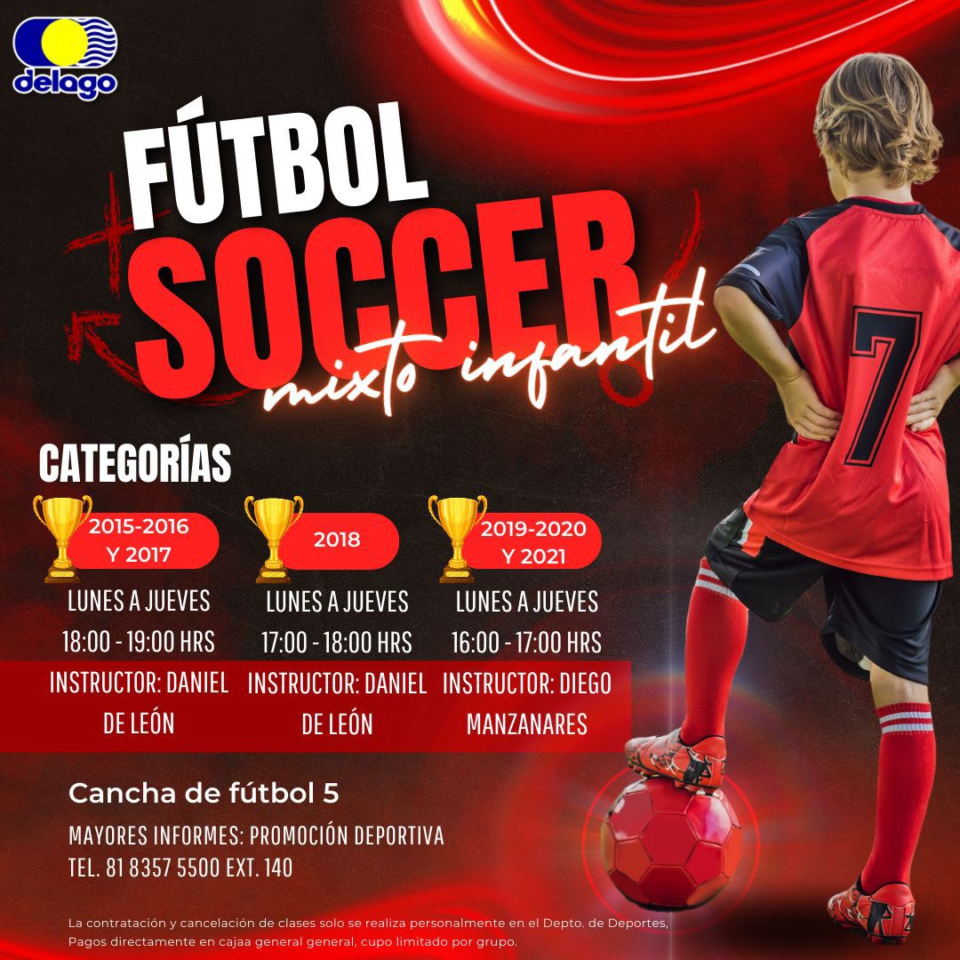 Flyer de Fútbol para Niños