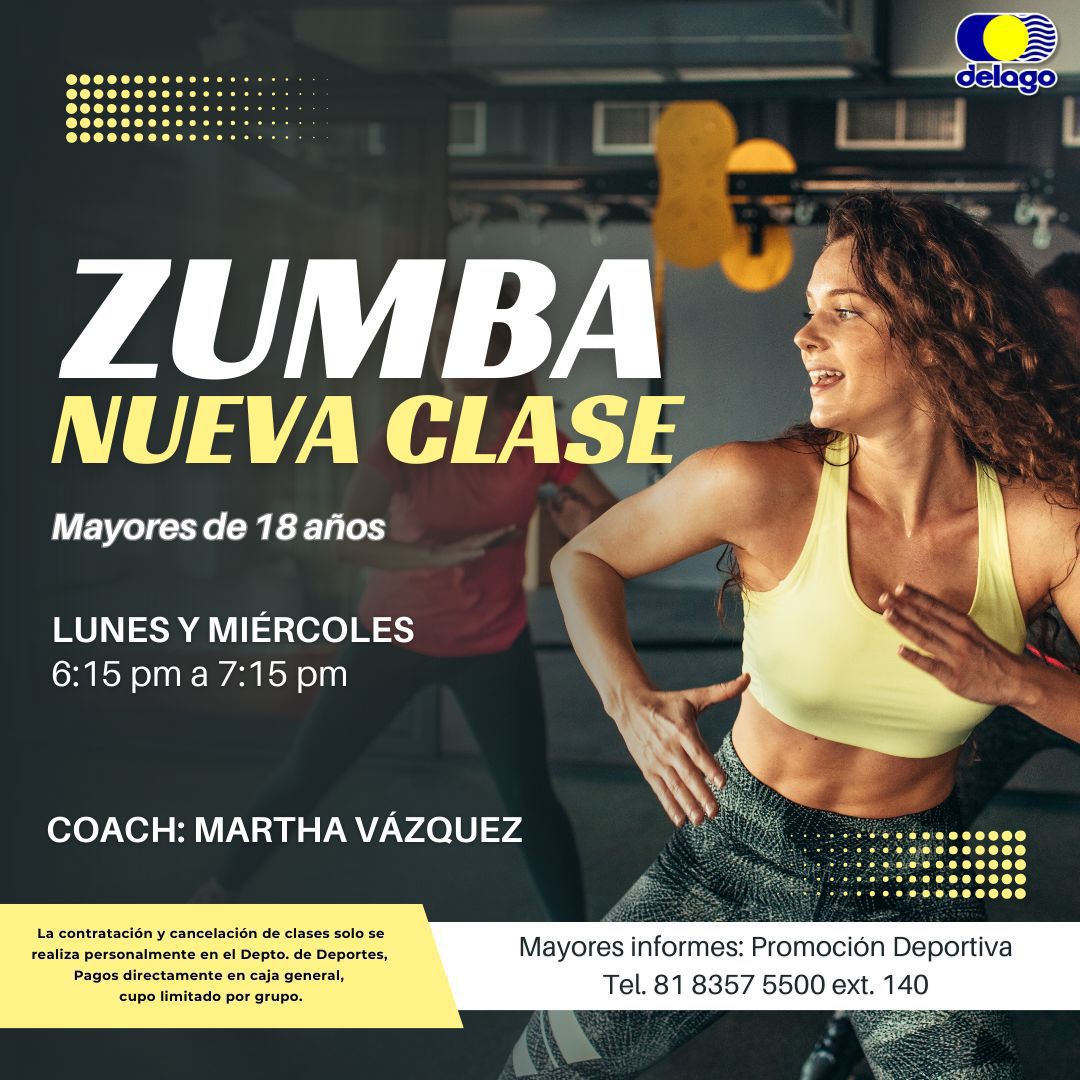 Comunicado Clase de Zumba