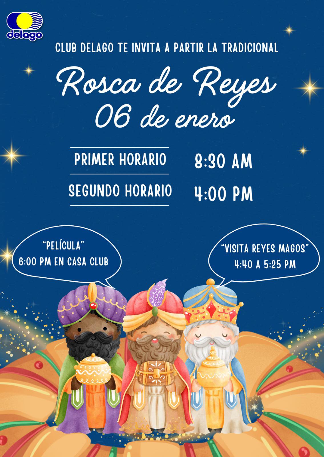 Flyer del Día de Reyes
